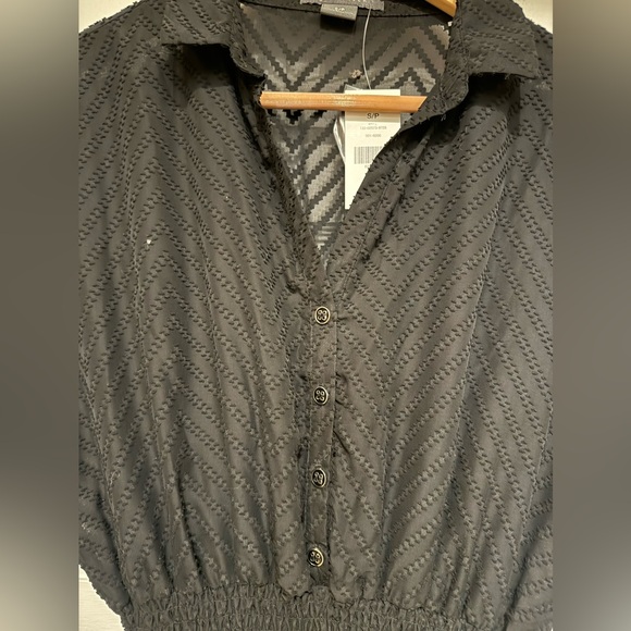 SUZY SHIER TEXTURED FLOUNCE DRESS - Picture 6 of 6